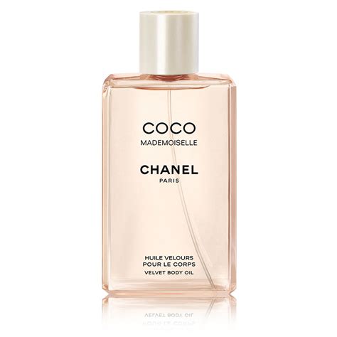 chanel coco mademoiselle velvet body oil 200ml|coco chanel after bath powder.